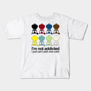 Grill Giants Kettle Addiction Front Print Kids T-Shirt